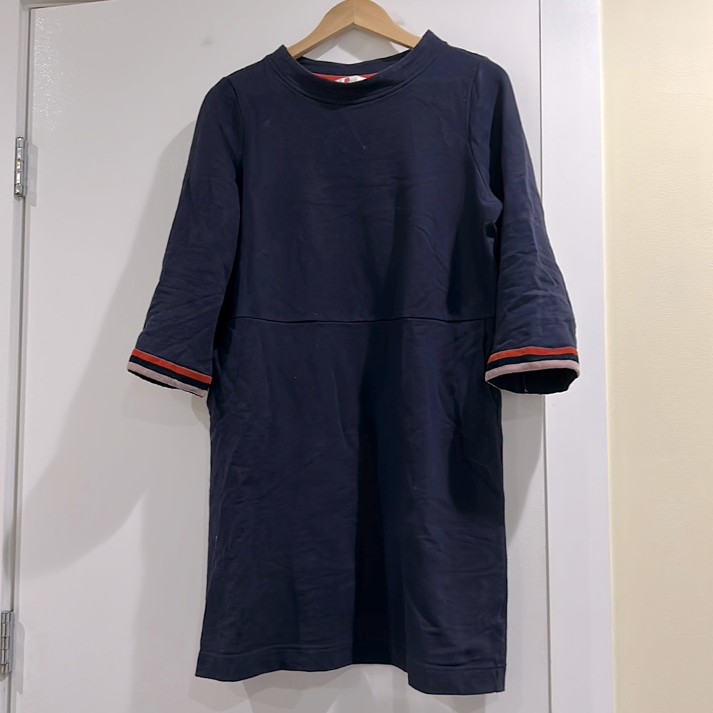 Boden bell-sleeve sweatshirt dress